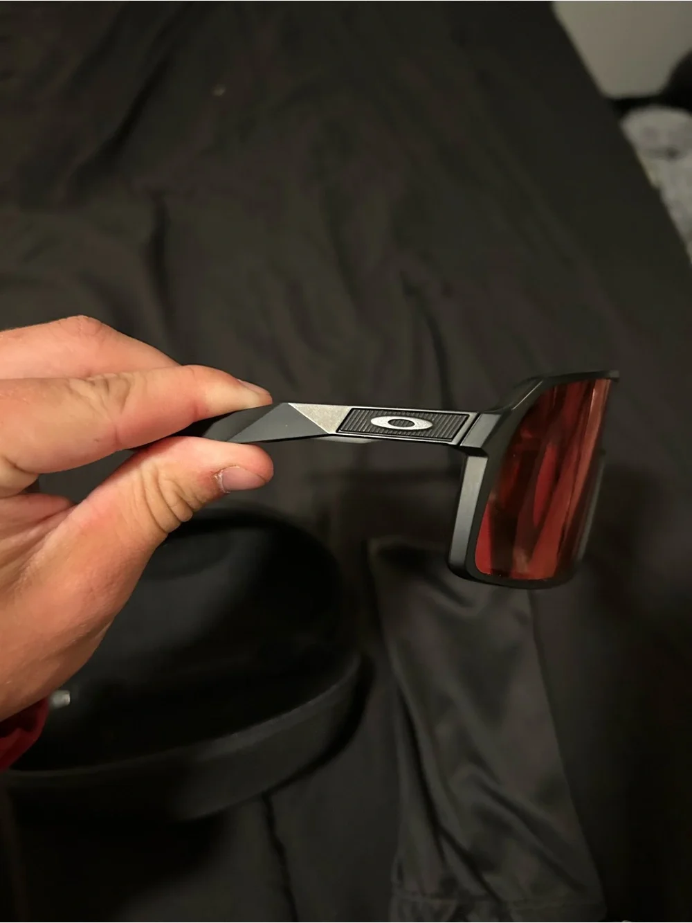 Oakley Red Lens Sports Sunglasses with Case